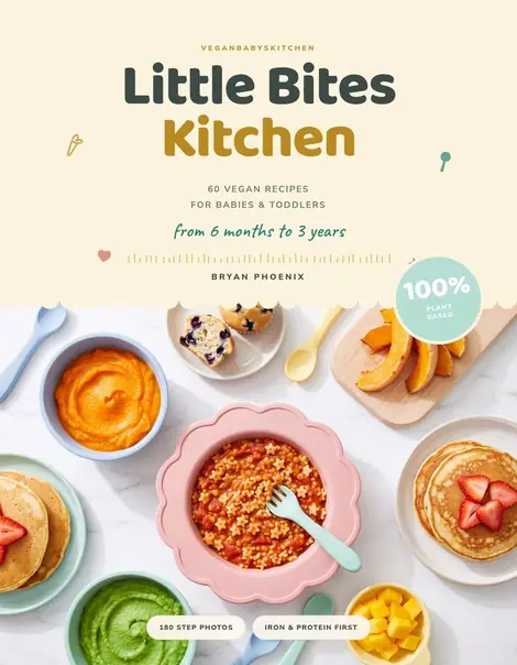 Little Bites Kitchen, vegan cookbook cover